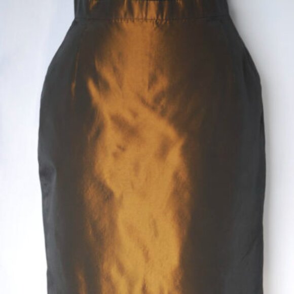 Brandy Copper Coloured Belted Coat & Skirt Set - Vancouver, Canada - Picture 4 of 6